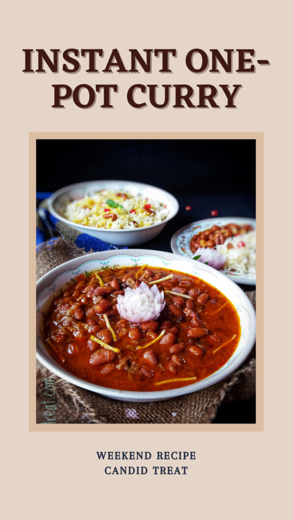 Instant one pot rajma curry