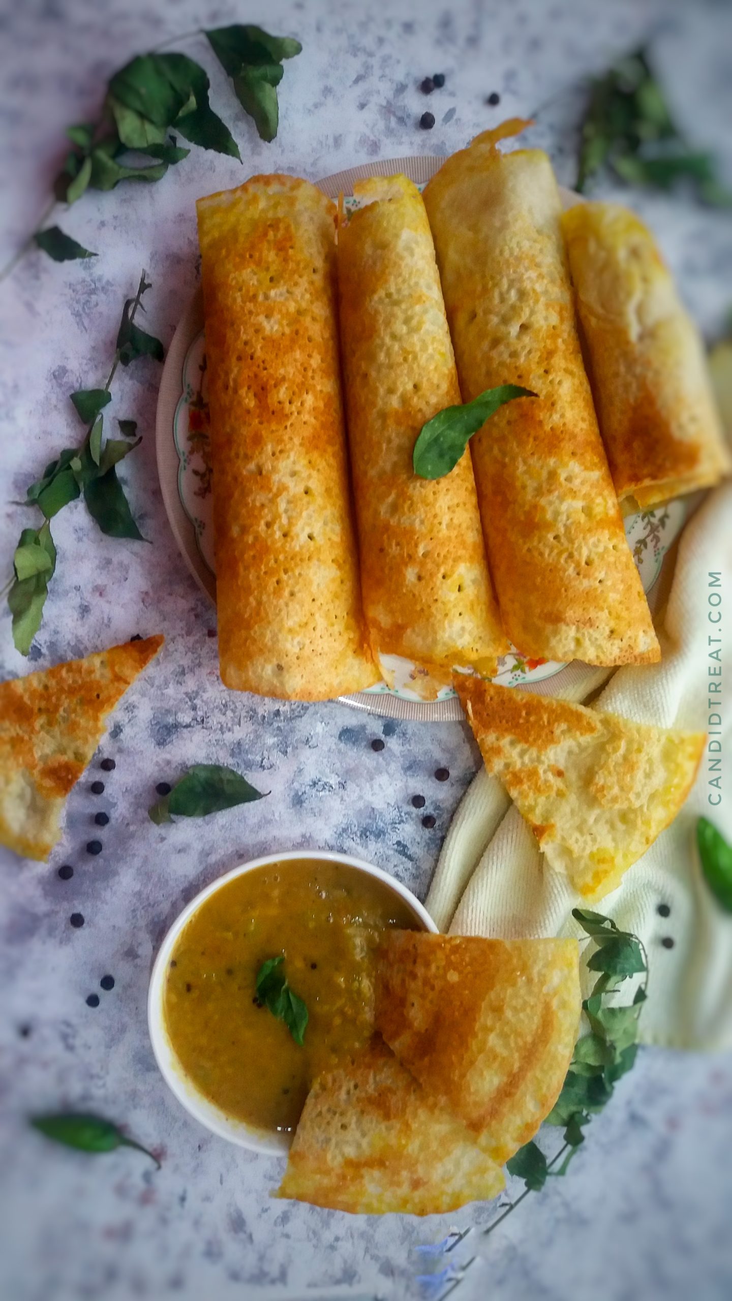 Instant Dosa Recipe(Without Fermentation Method) - Candid Treat