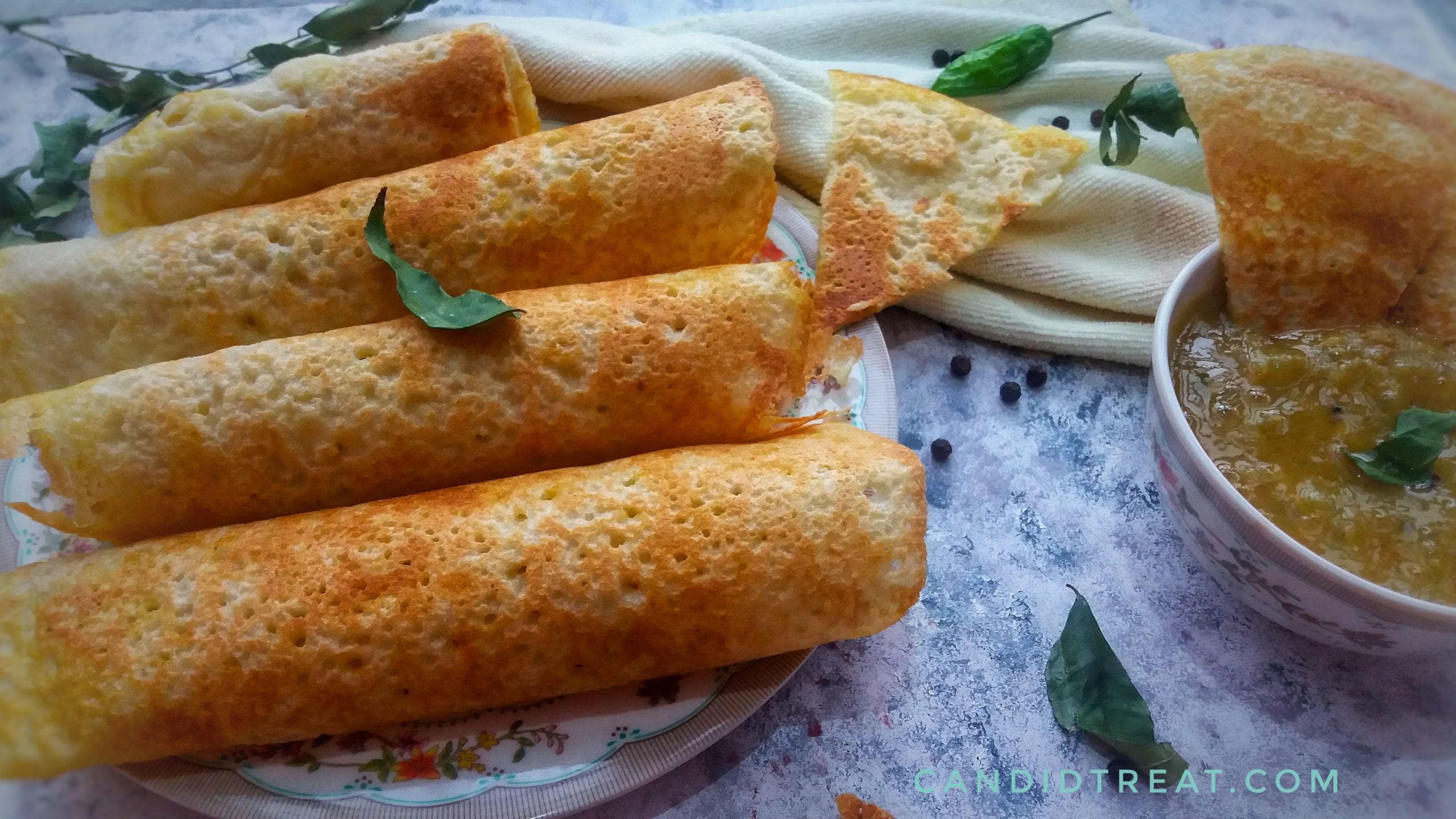 Instant Dosa Recipe(Without Fermentation Method) Candid Treat