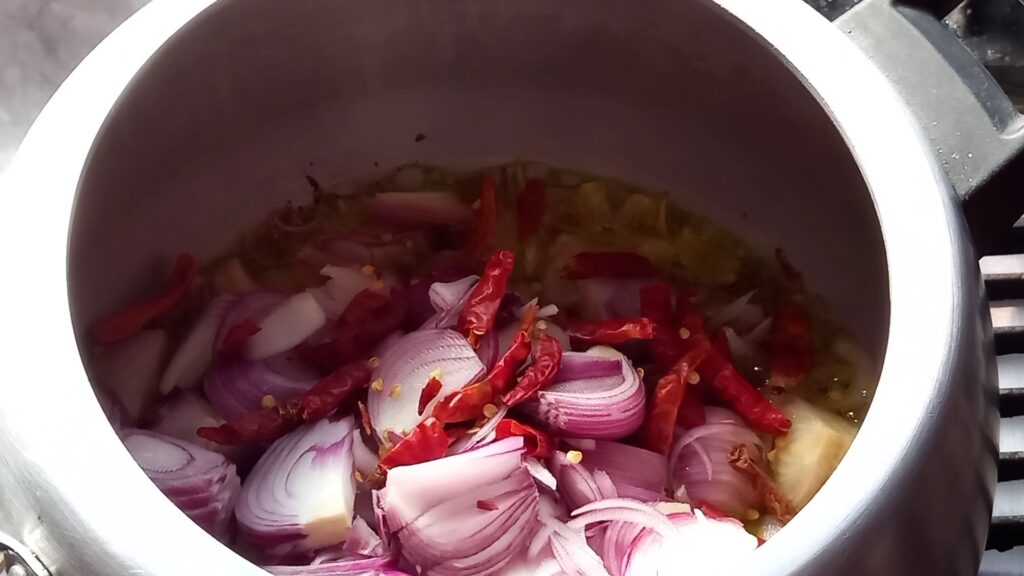 onions, chilies