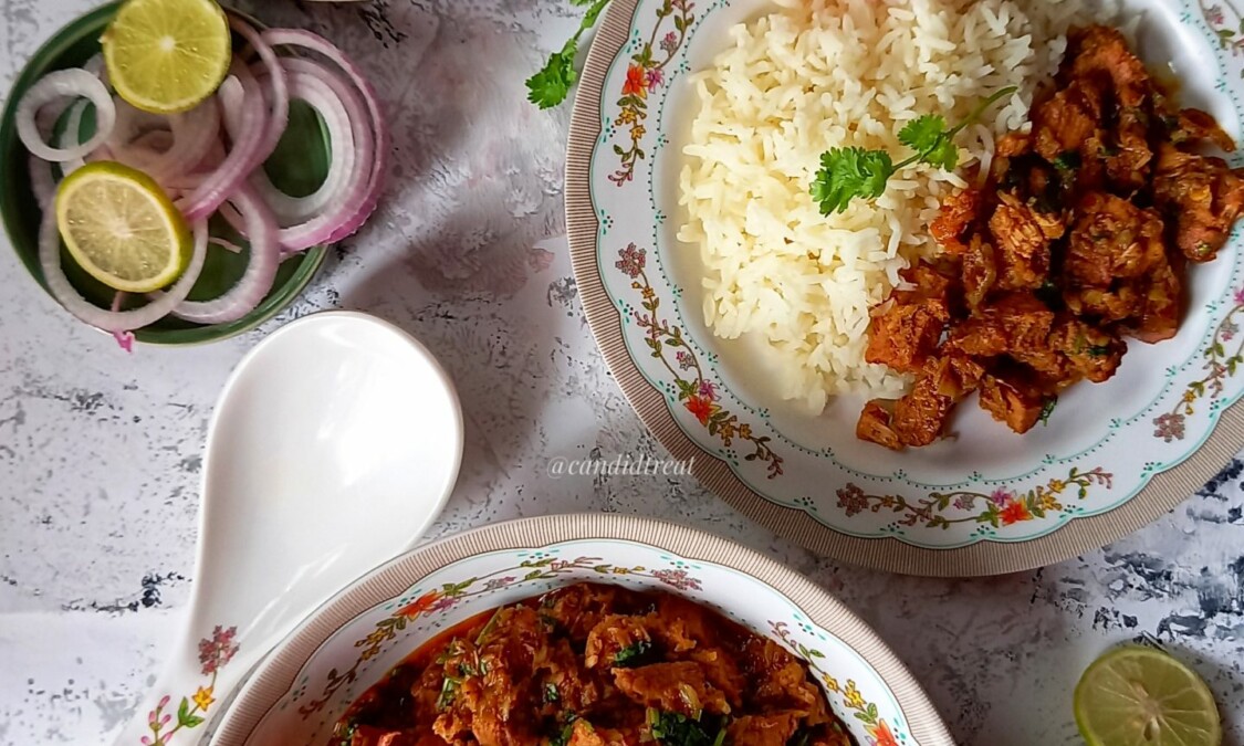 Kathal Masala | How To Make Raw Jackfruit Curry - Candid Treat