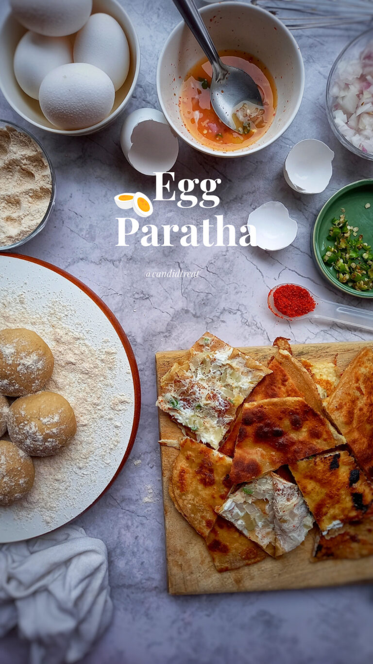 Egg Paratha | How to make anda paratha - Candid Treat