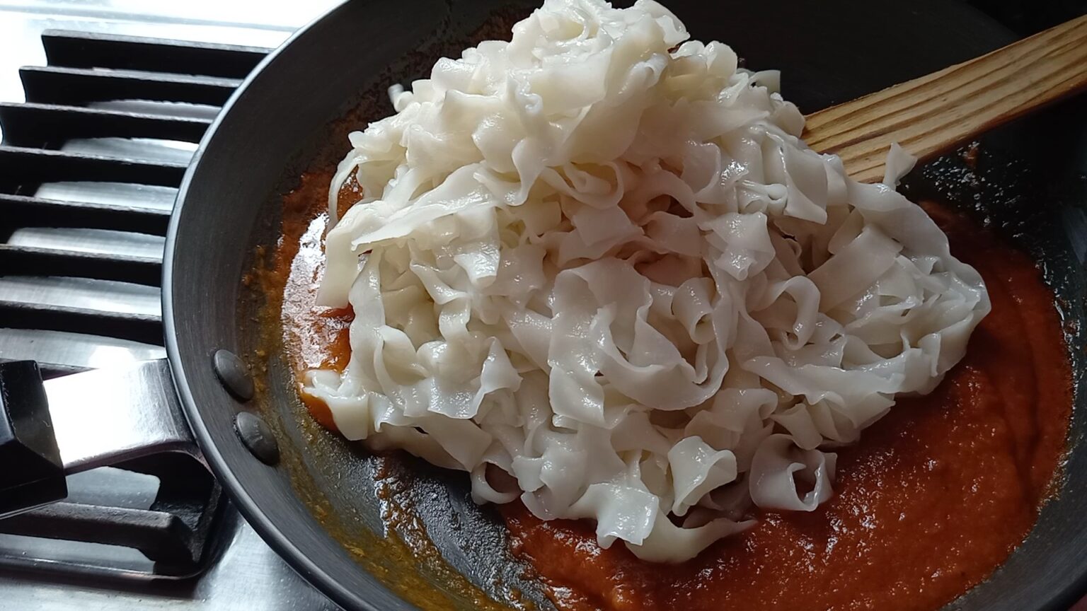 Eggless Pasta Dough With Red Sauce Candid Treat