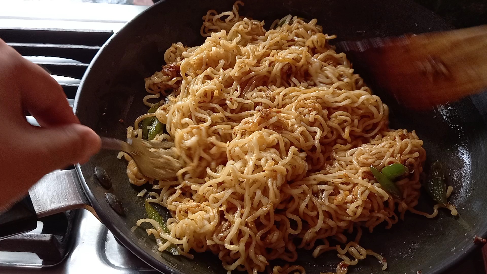 Chili Garlic Maggi Maggi Noodles Recipe Candid Treat