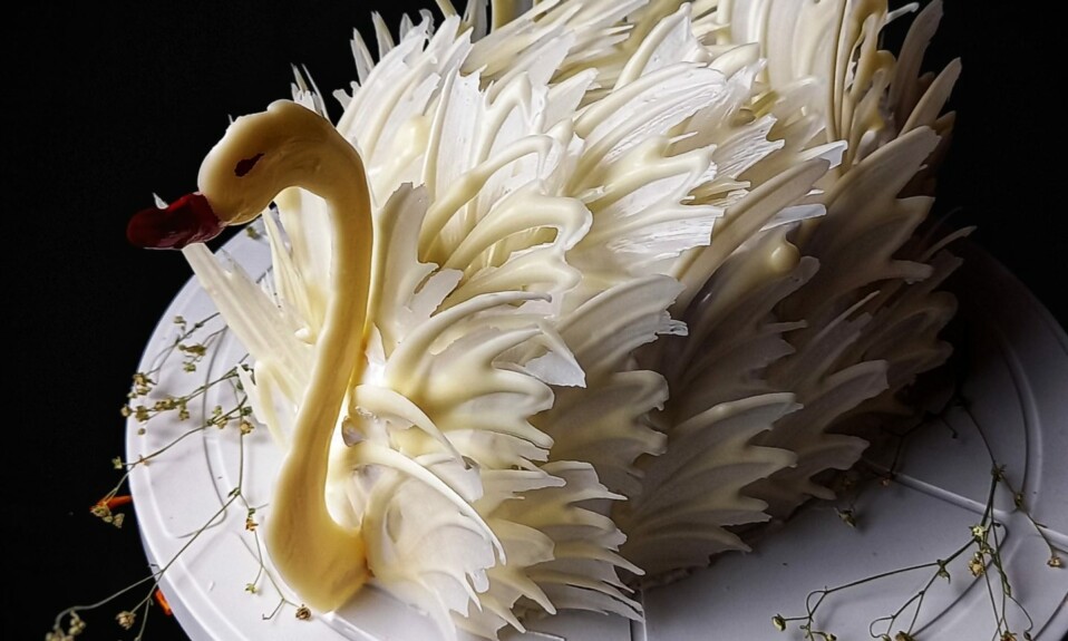 Paper Swan Cake Topper - Lia - Designer Lia at PaperPapers