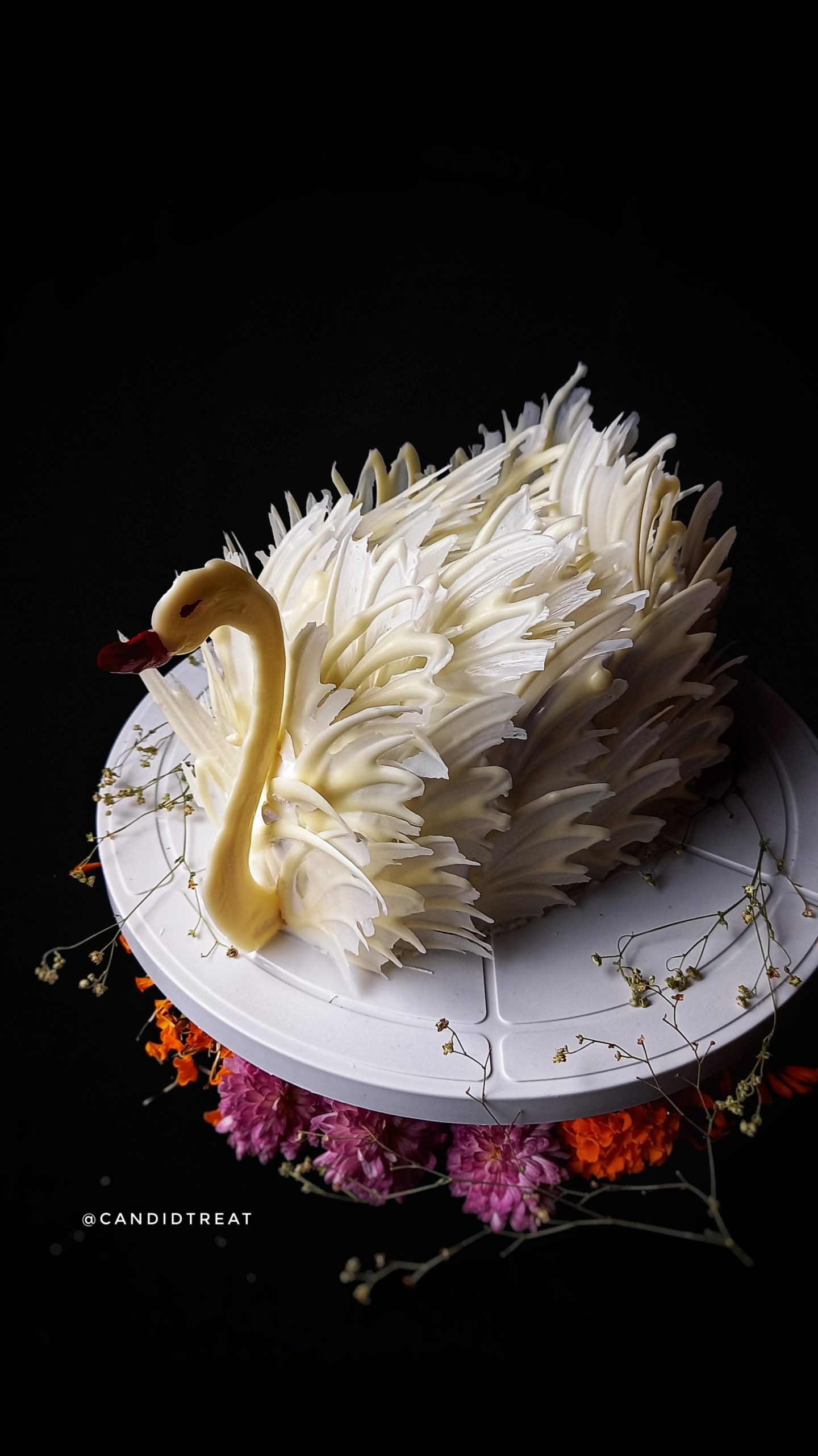 Sprinkles Homemade | Beautiful Swan cake for the loving girl 👧🌺🌺🌺Cakee  #eggless #cakeart #cakedesign #cakedecorating #cakelover #cakecakecake  #cak... | Instagram