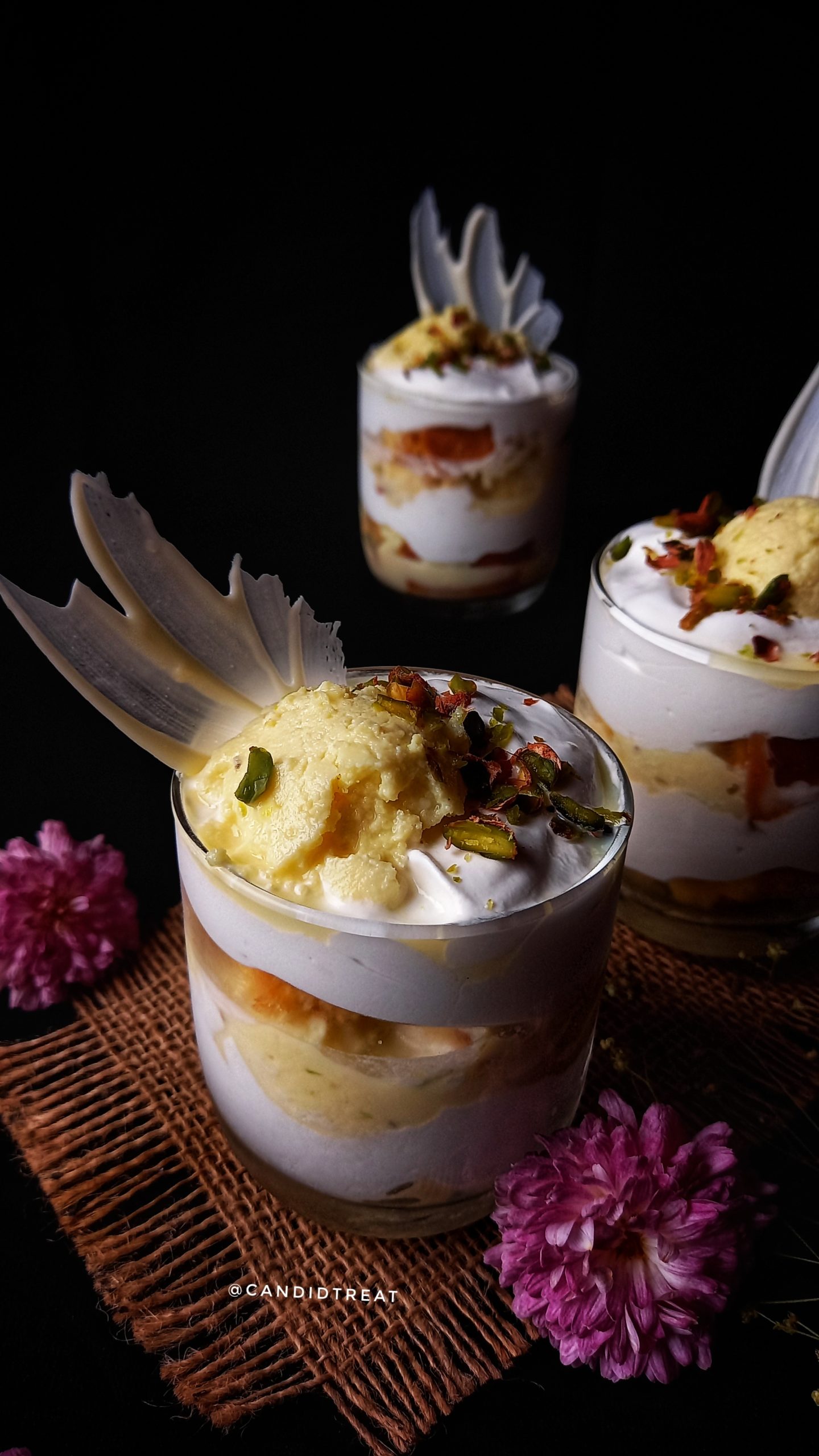 Rasmalai Cake Jars Fusion Dessert Candid Treat
