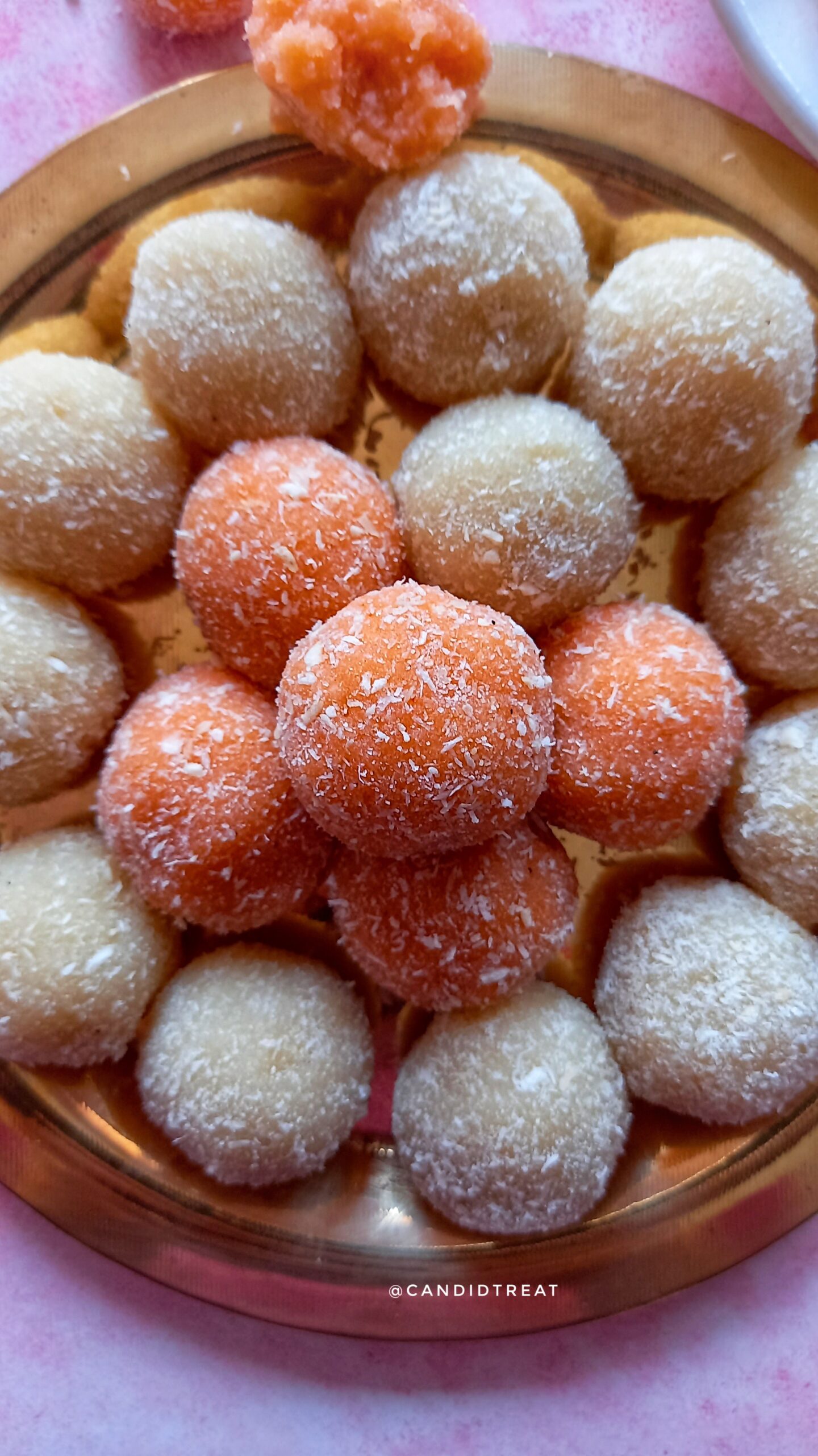 10minutes Coconut Ladoo Recipe Coconut Ladoo Candid Treat