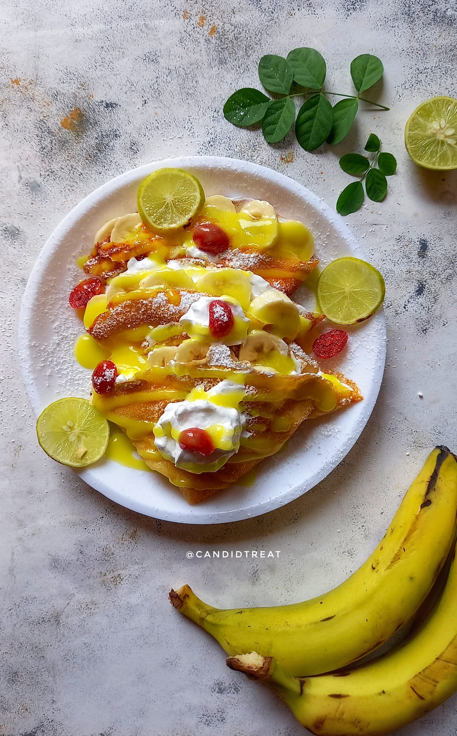 Eggless Lemon Crepe Recipe Candid Treat