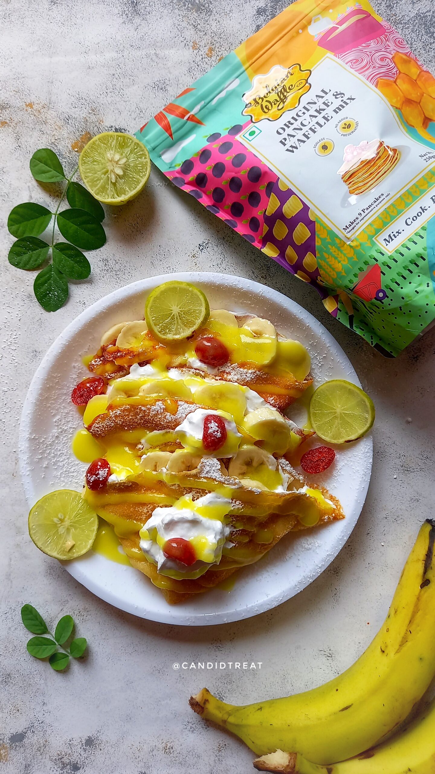 Eggless Lemon Crepe Recipe Candid Treat