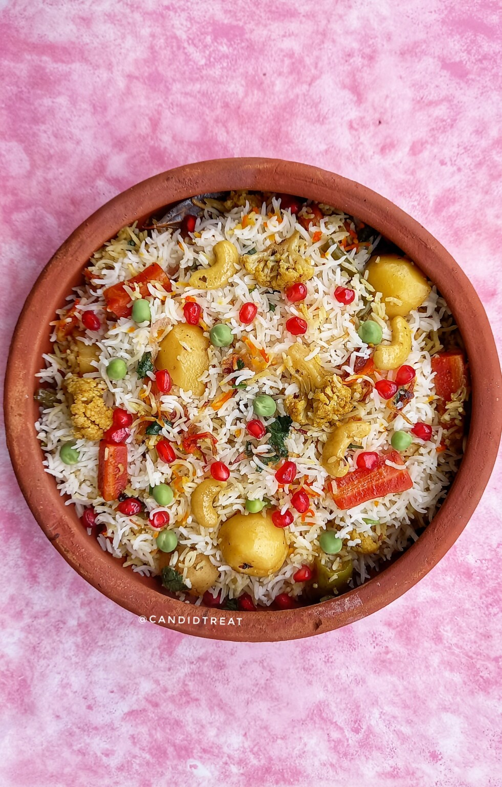 Vegetable Biryani In Pressure Cooker Veg Biryani Candid Treat