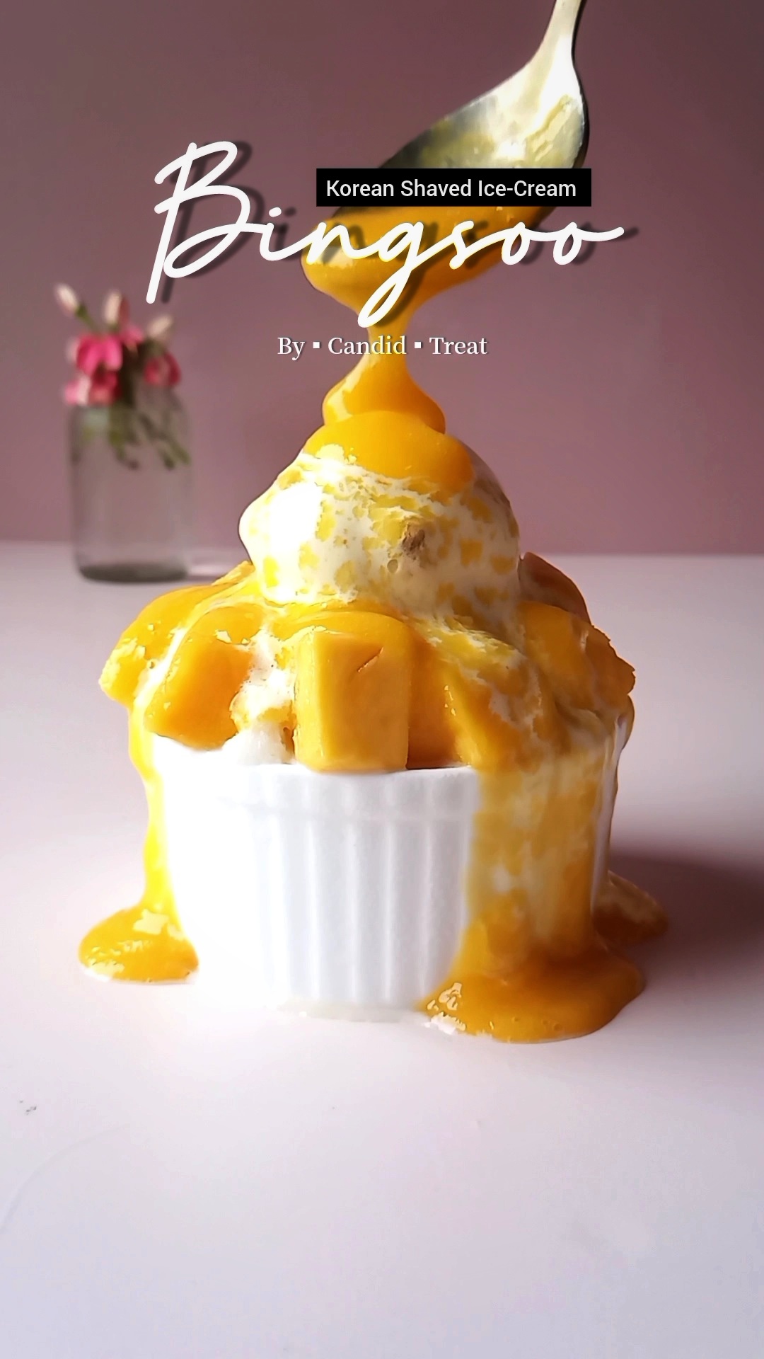 Mango Bingsoo Korean Dessert Bingsu Candid Treat