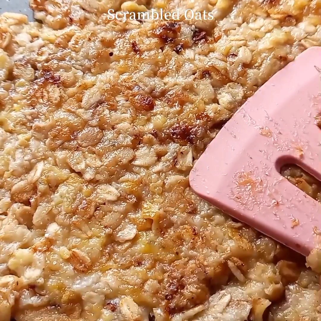 Oats Breakfast Recipe Scrambled Oats with milk Candid Treat